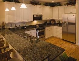 Kitchen - granite countertops