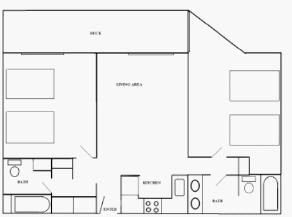 One Bedroom Layout (may be variations)